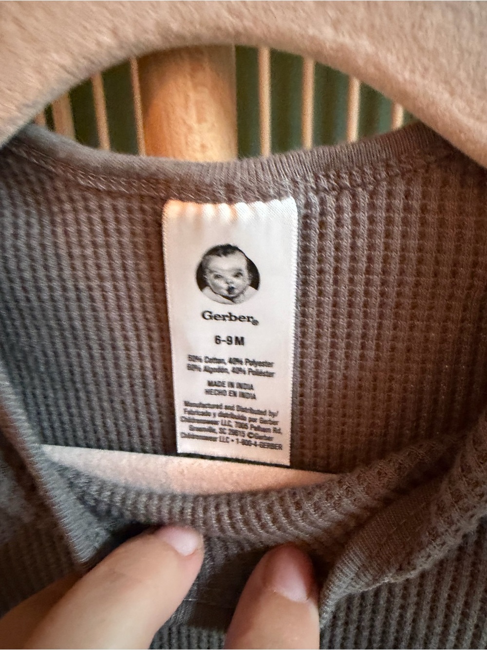 Ribbed Short-Sleeve Baby Knit Bodysuit & Legging Sets in Gray, Beige, Brown - Picture 2 of 3